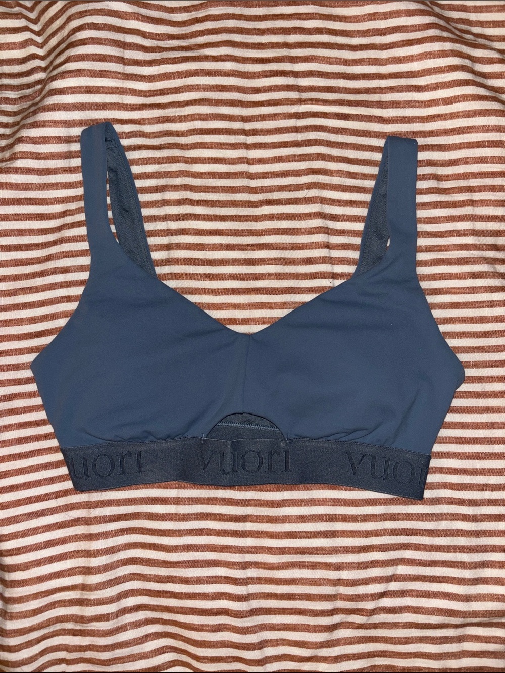 Vuori Slate Blue Sports Bra